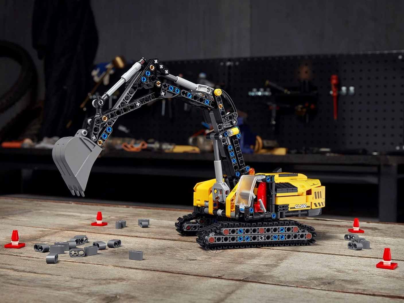 Zware graafmachine