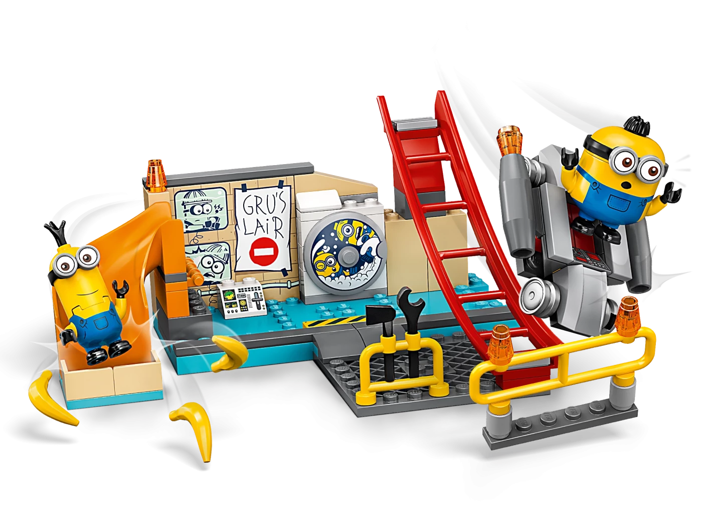 Minions in Gru’s lab