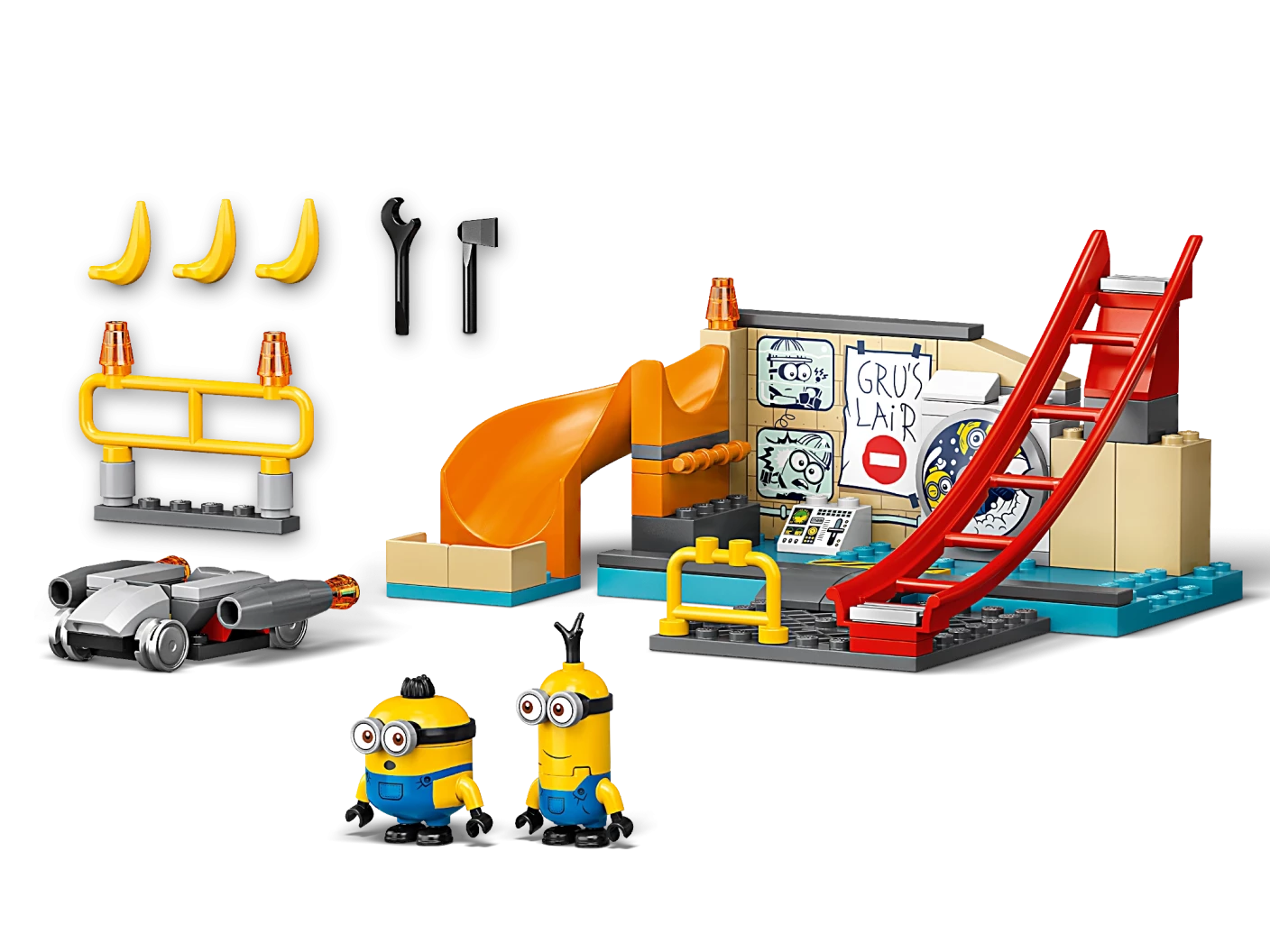 Minions in Gru’s lab