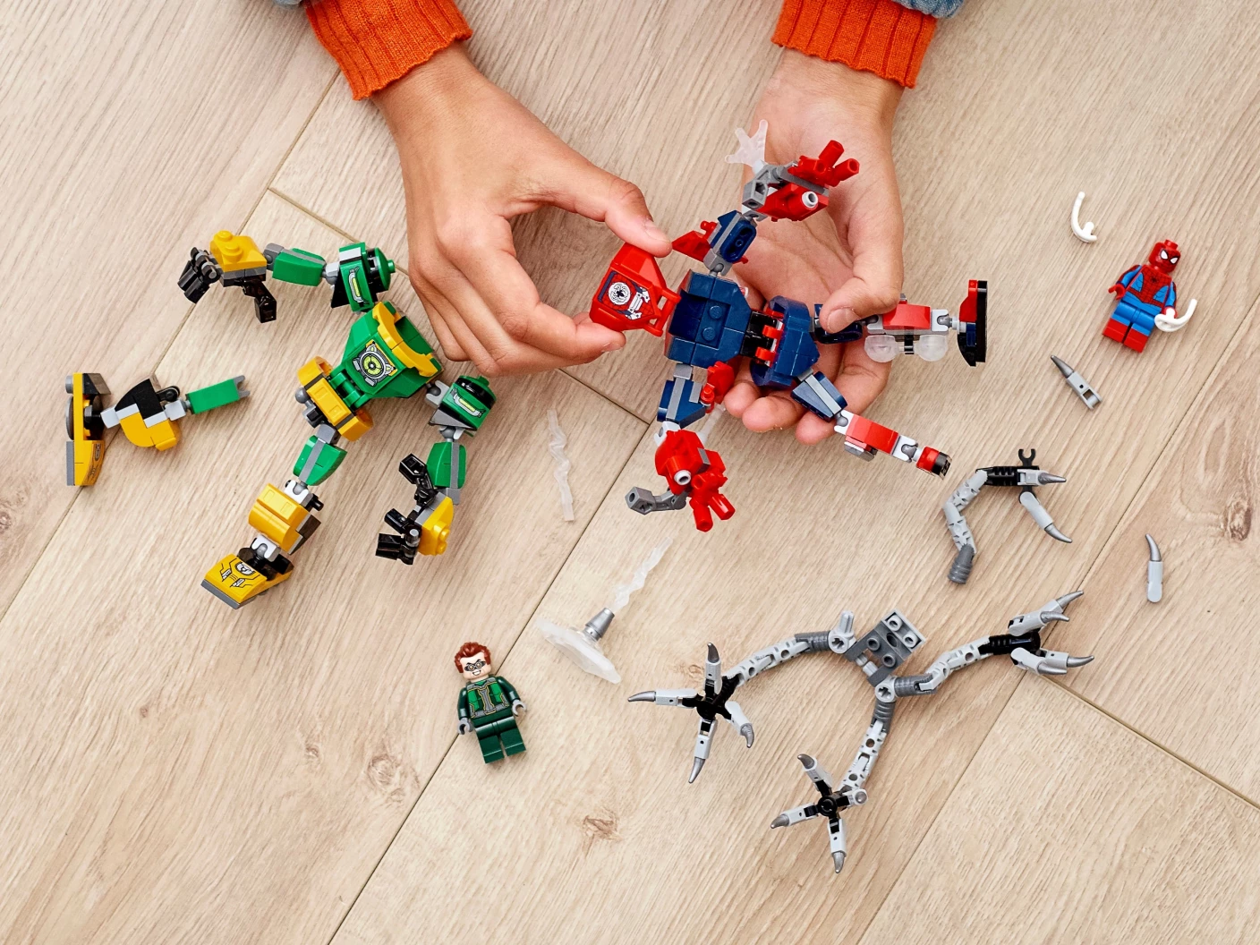 Spider-Man & Doctor Octopus mechagevecht