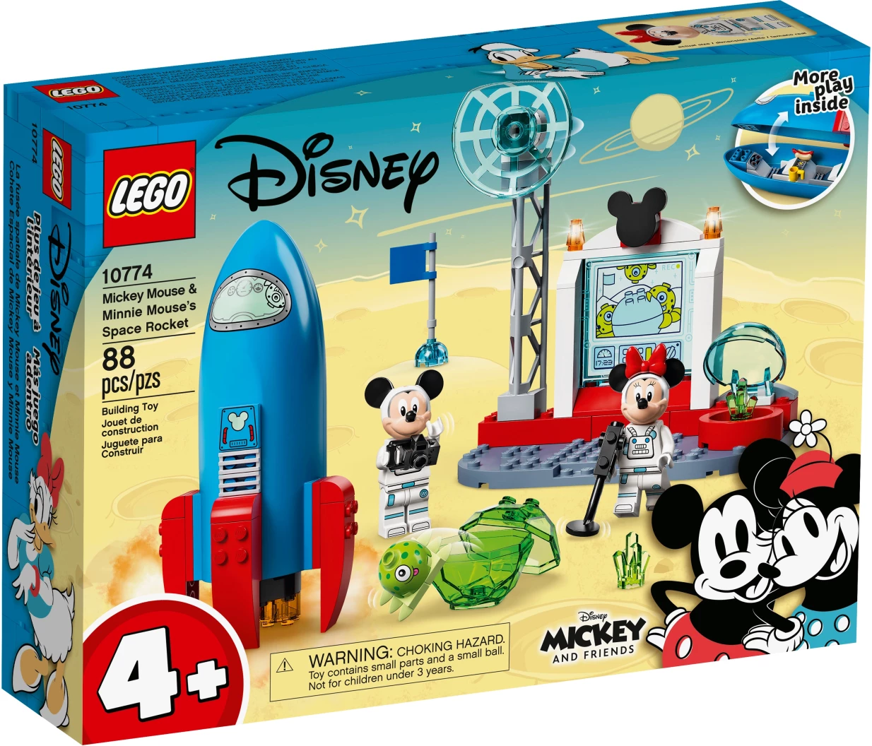 Mickey Mouse & Minnie Mouse ruimteraket