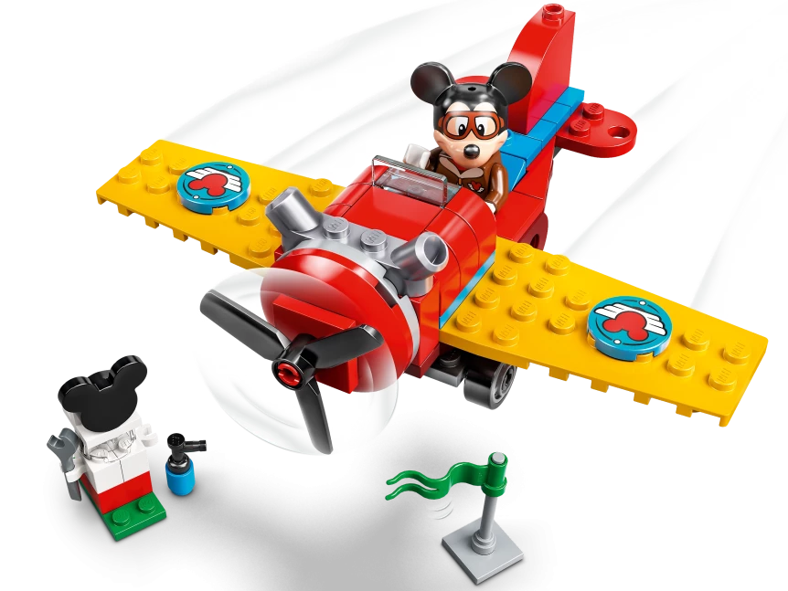 Mickey Mouse propellervliegtuig