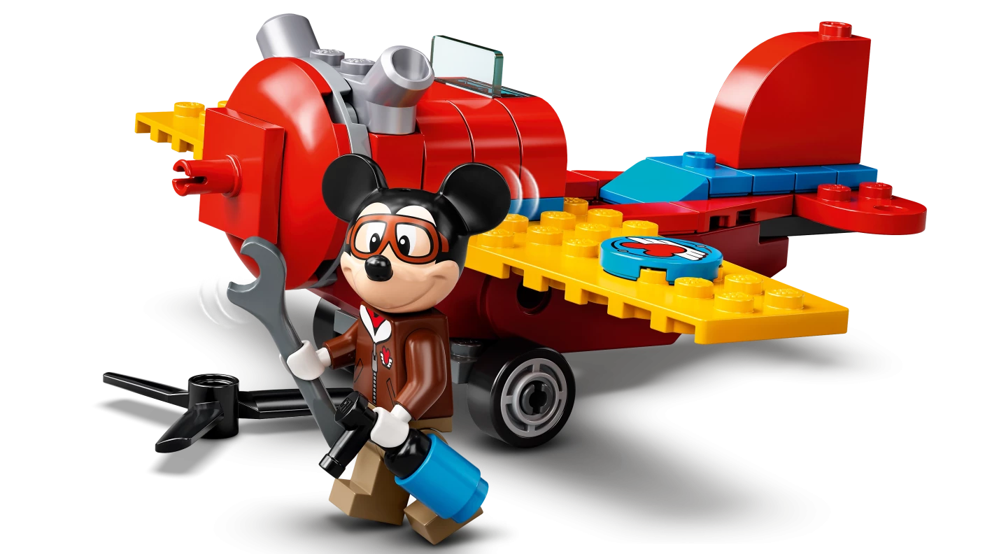 Mickey Mouse propellervliegtuig