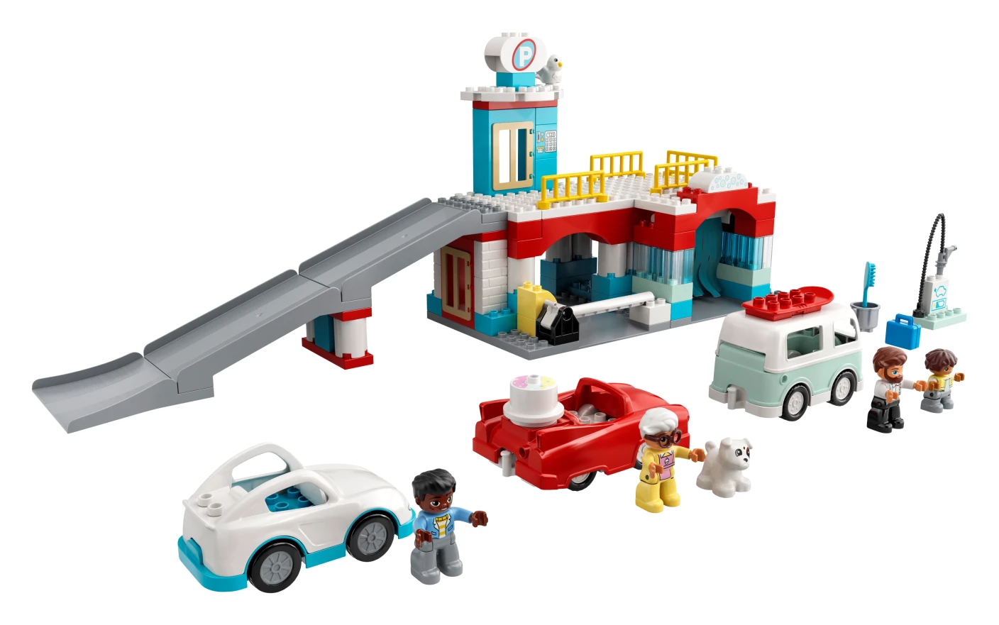 Parkeergarage en wasstraat
