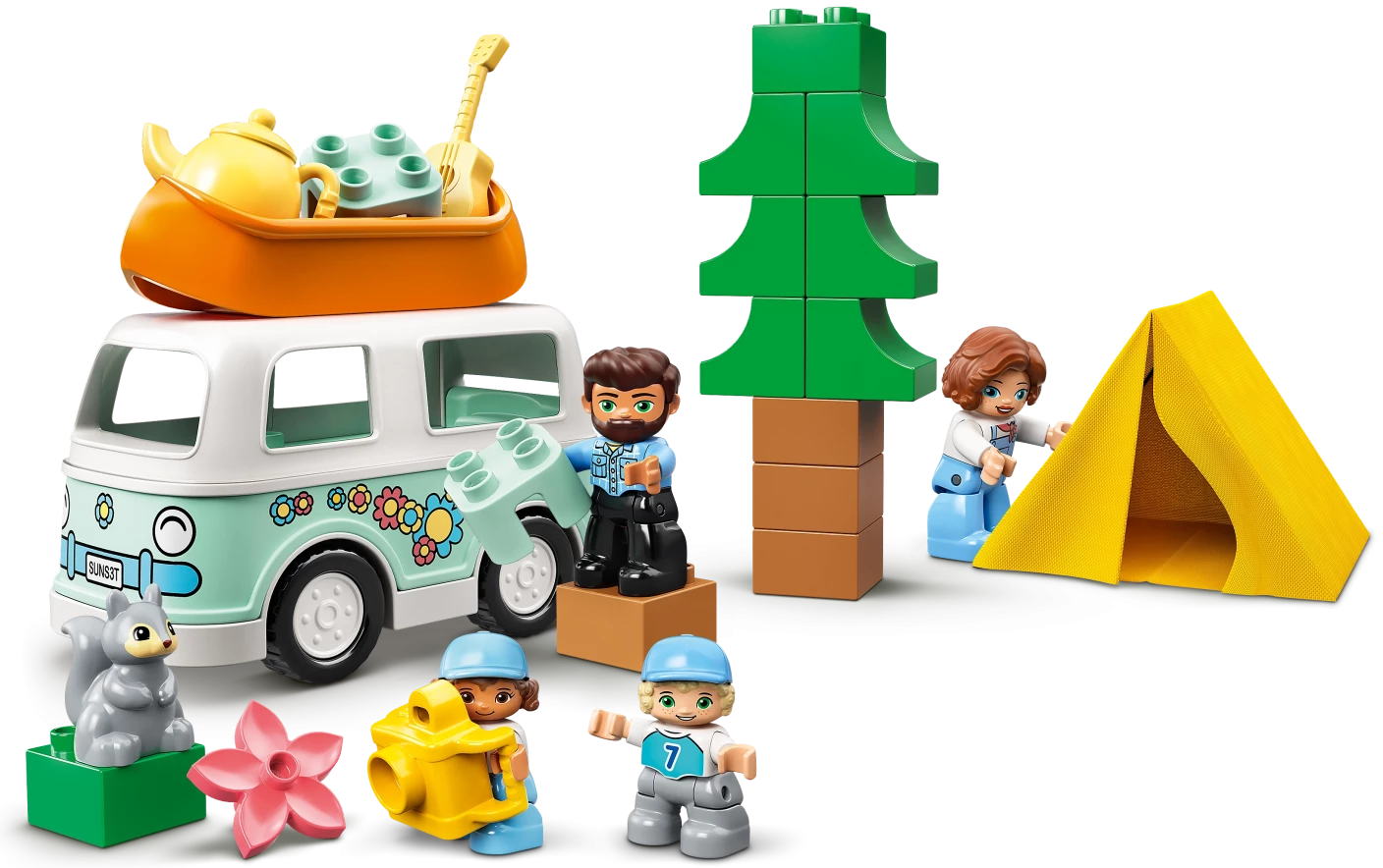 Familie camper avonturen