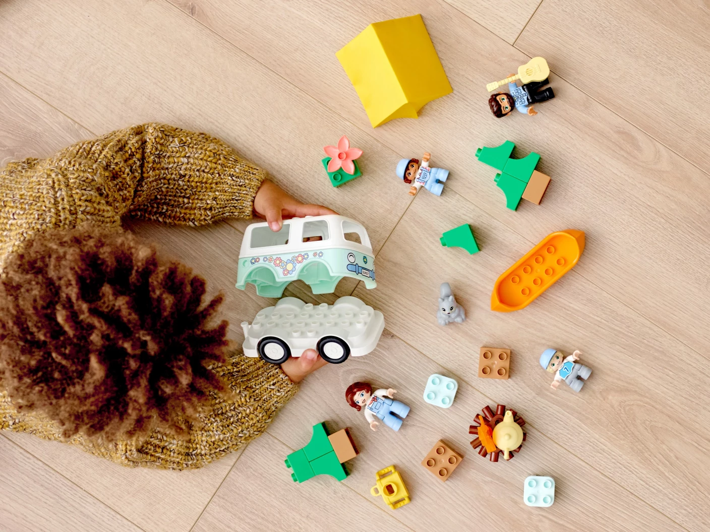 Familie camper avonturen