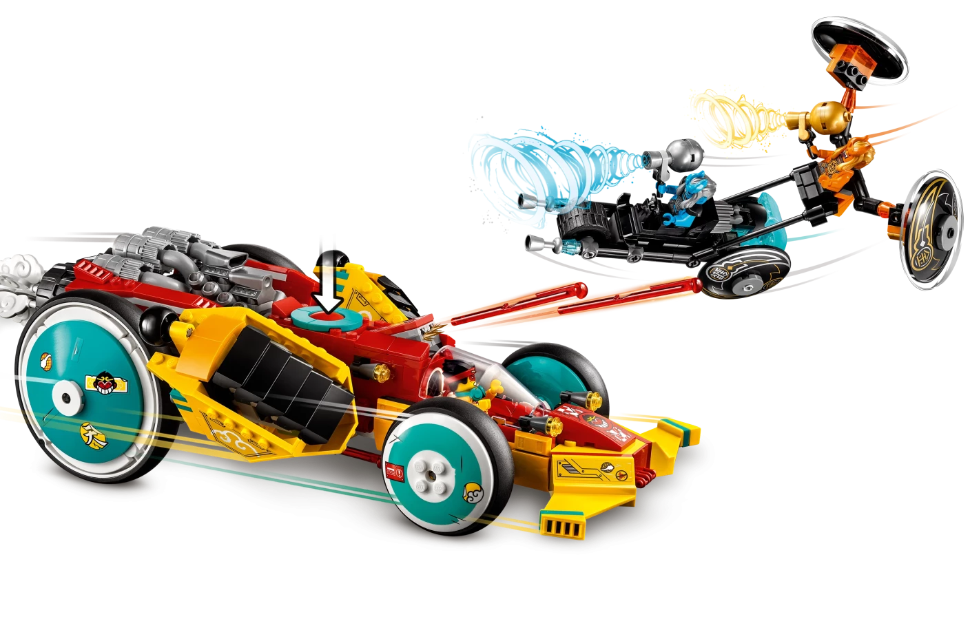Monkie Kid's wolkenwagen