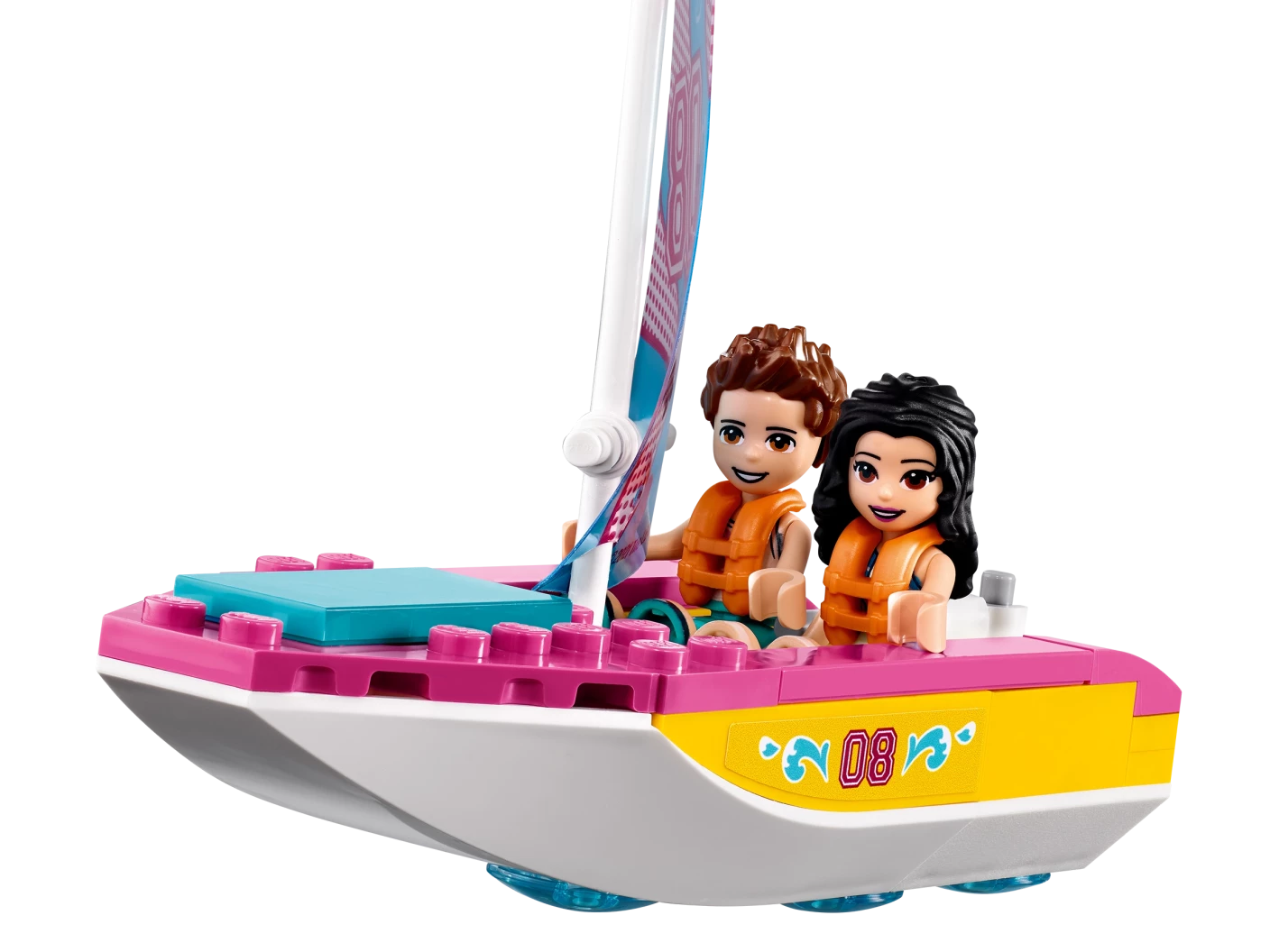 Boscamper en zeilboot