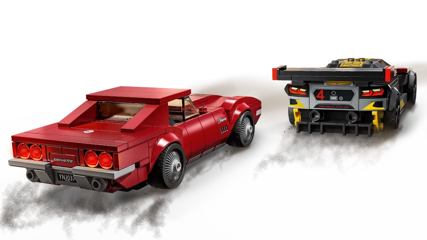 Chevrolet Corvette C8.R racewagen en 1968 Chevrolet Corvette