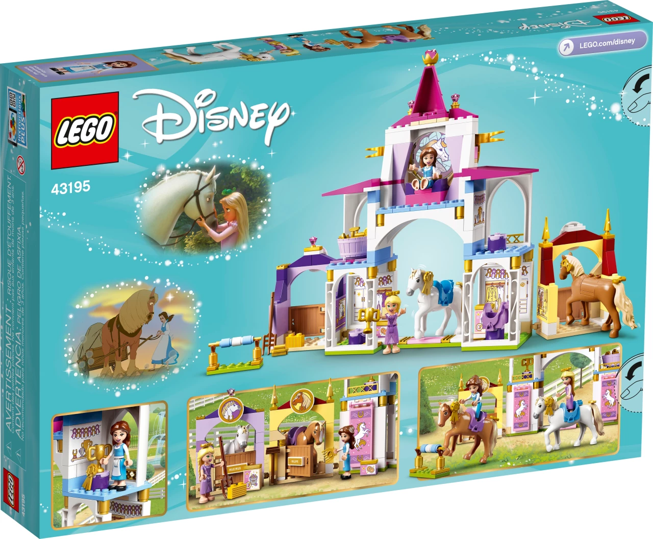 Belle en Rapunzel's koninklijke paardenstal