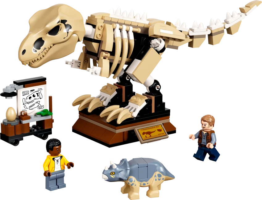 Tentoonstelling dinosaurusfossiel van T. rex