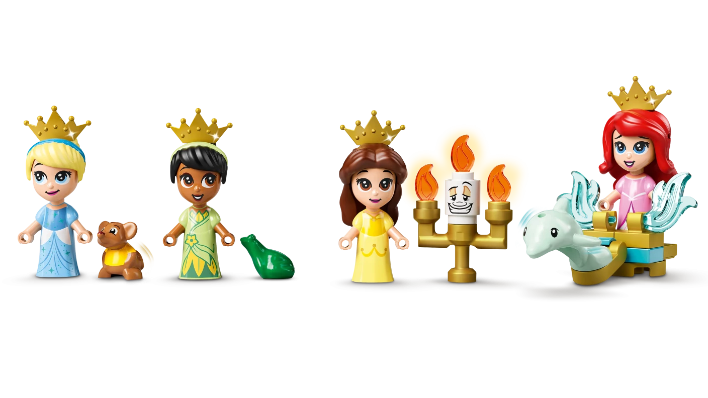 Ariël, Belle, Assepoester en Tiana's verhalenboekavonturen