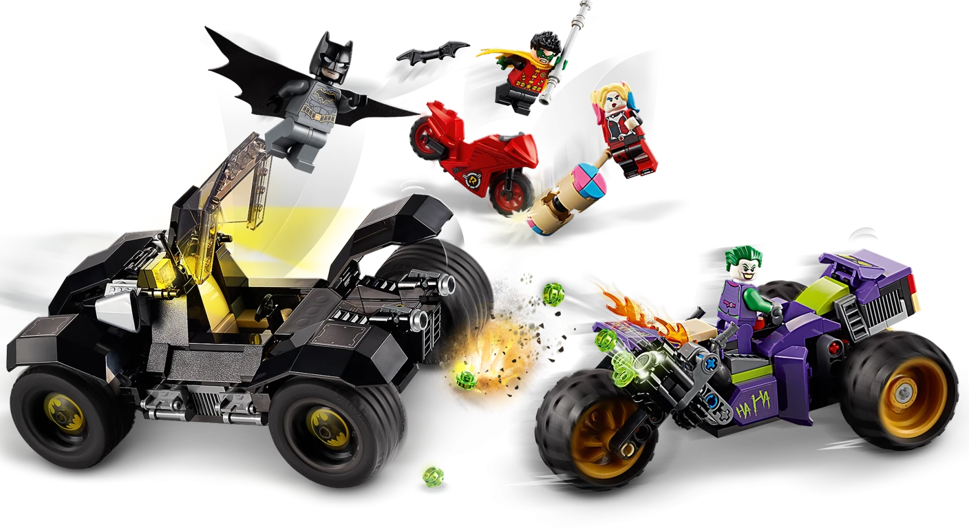 Joker‘s trike achtervolging