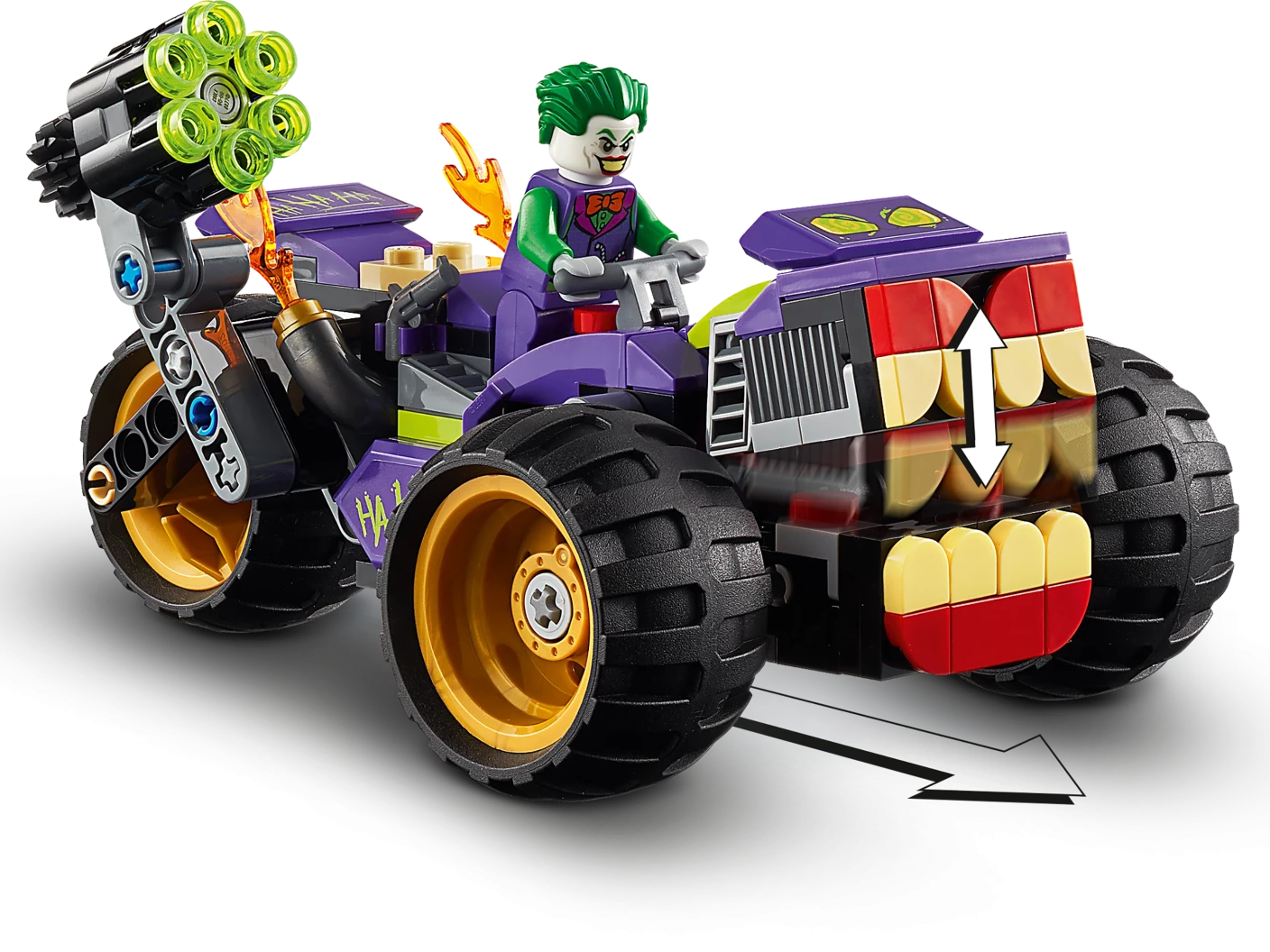 Joker‘s trike achtervolging
