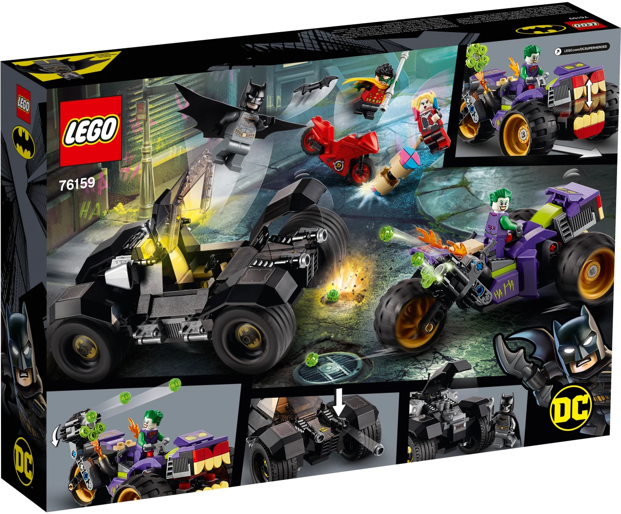 Joker‘s trike achtervolging