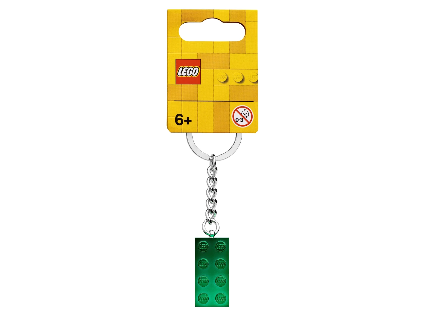 2x4 groene metallic sleutelhanger