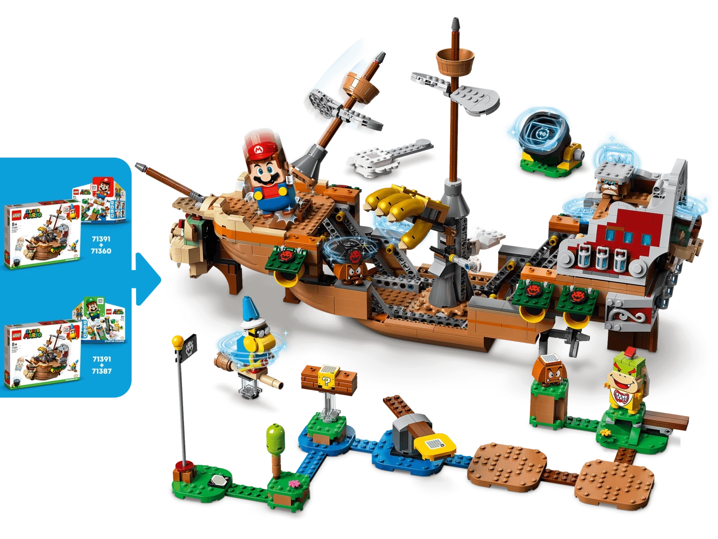 Uitbreidingsset: Bowsers luchtschip