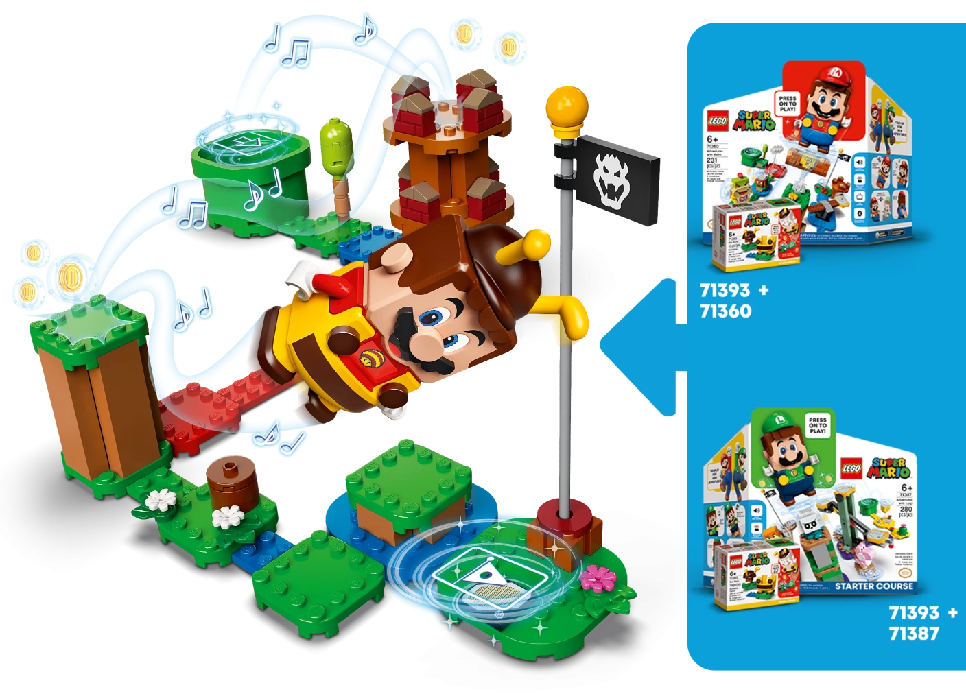 Power-uppakket: Bijen-Mario