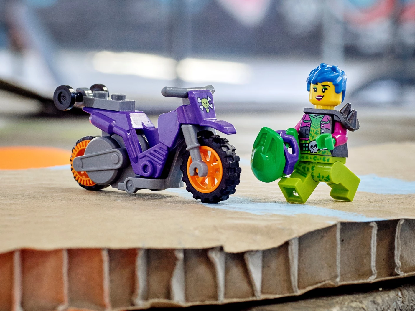 Wheelie stuntmotor