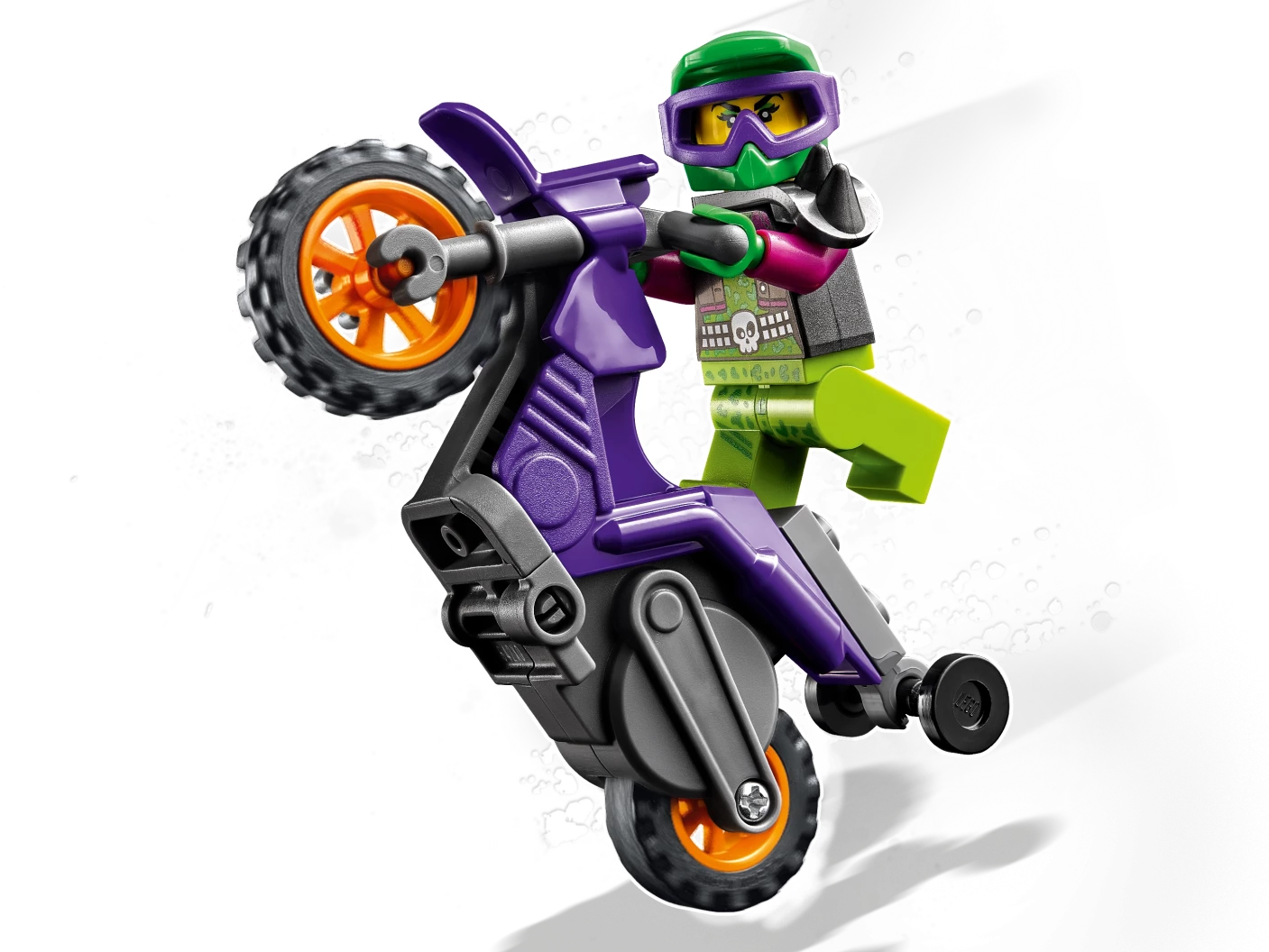 Wheelie stuntmotor