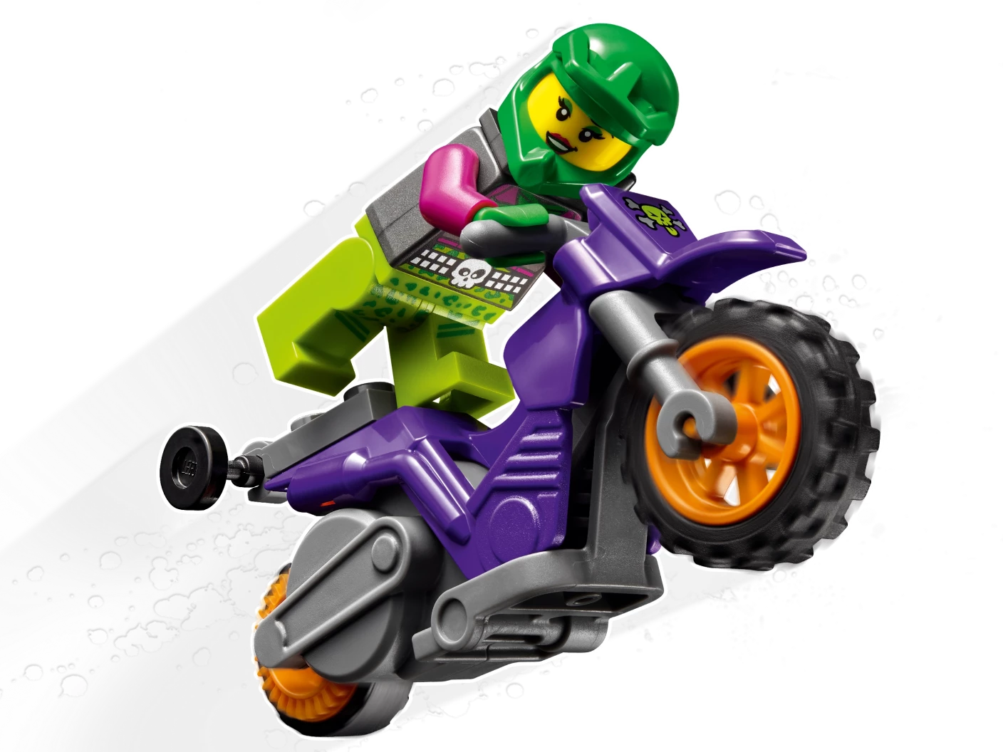 Wheelie stuntmotor