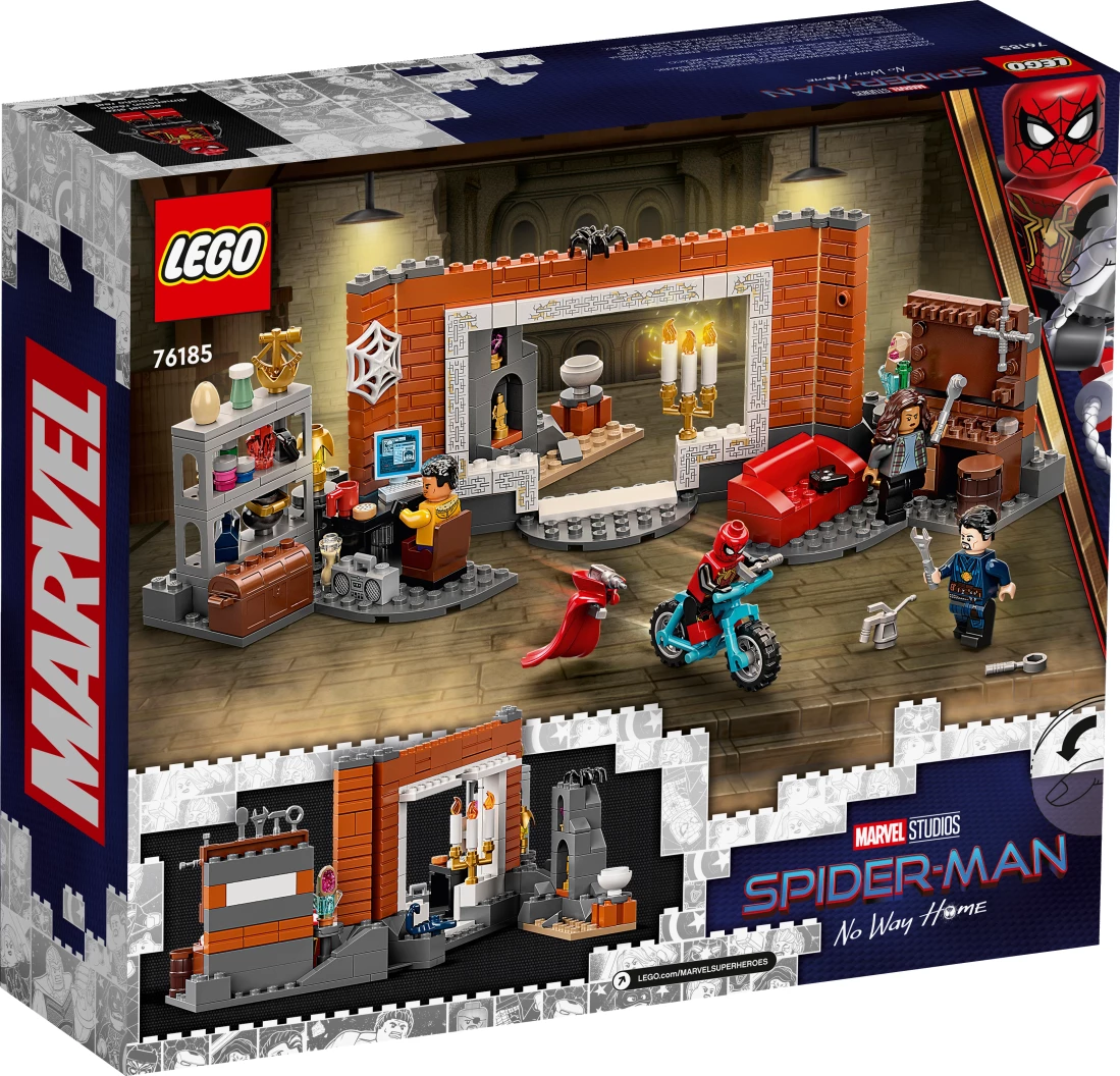 Spider-Man bij de Sanctum uitvalsbasis