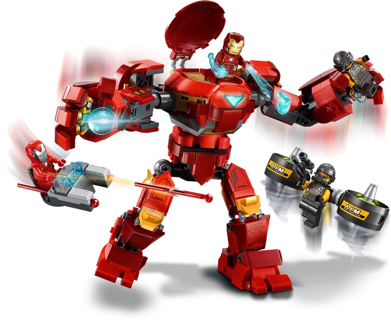 Iron Man Hulkbuster versus A.I.M. Agent