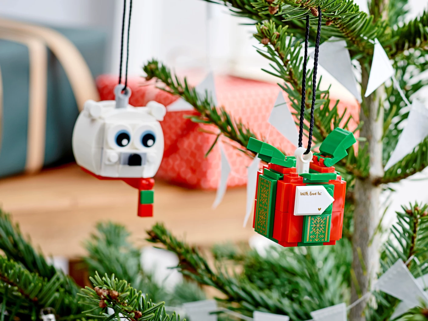 IJsbeer en cadeau pakket