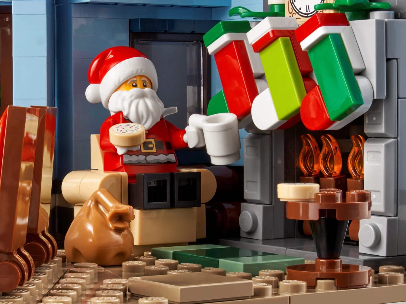 Bezoek van de Kerstman