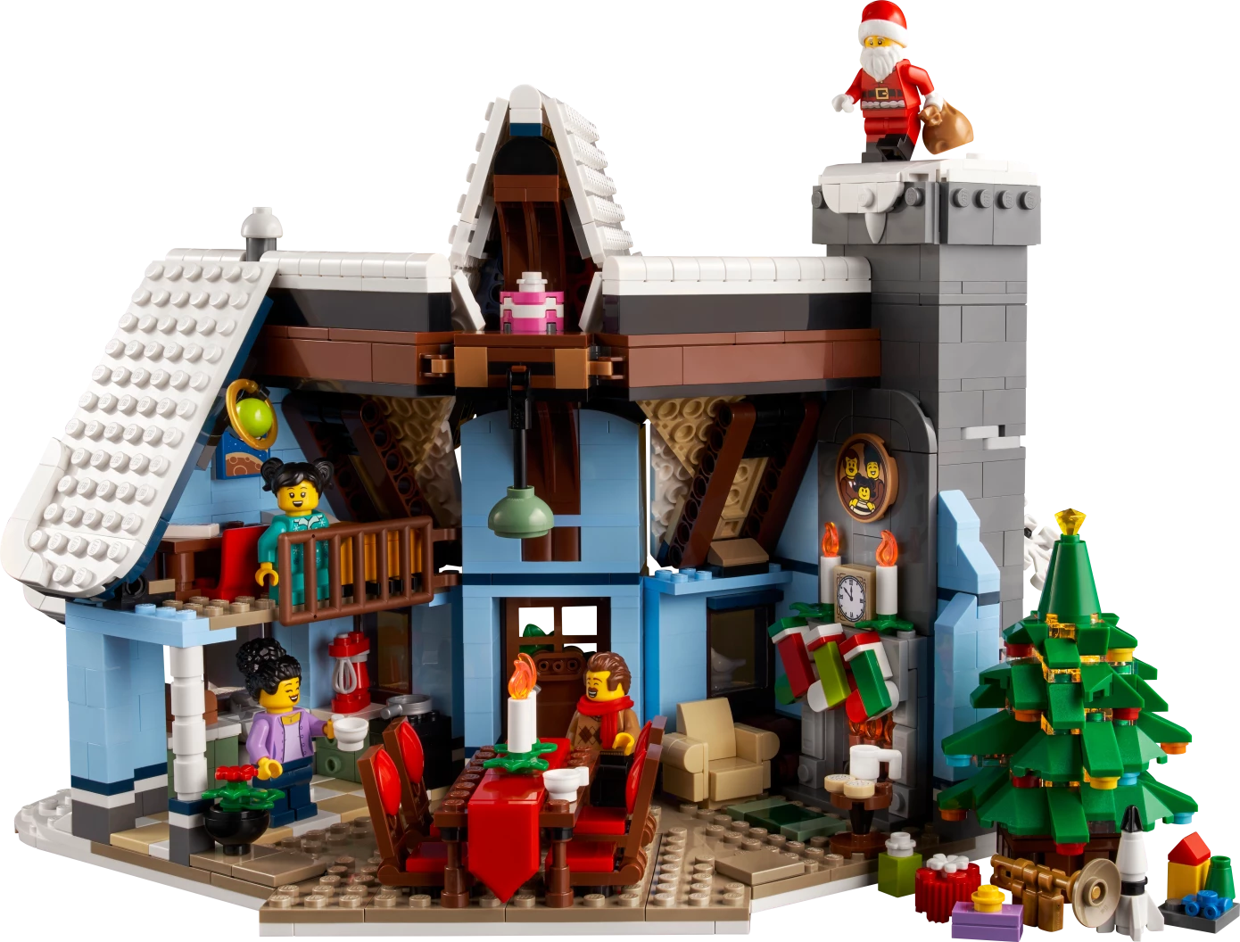 Bezoek van de Kerstman