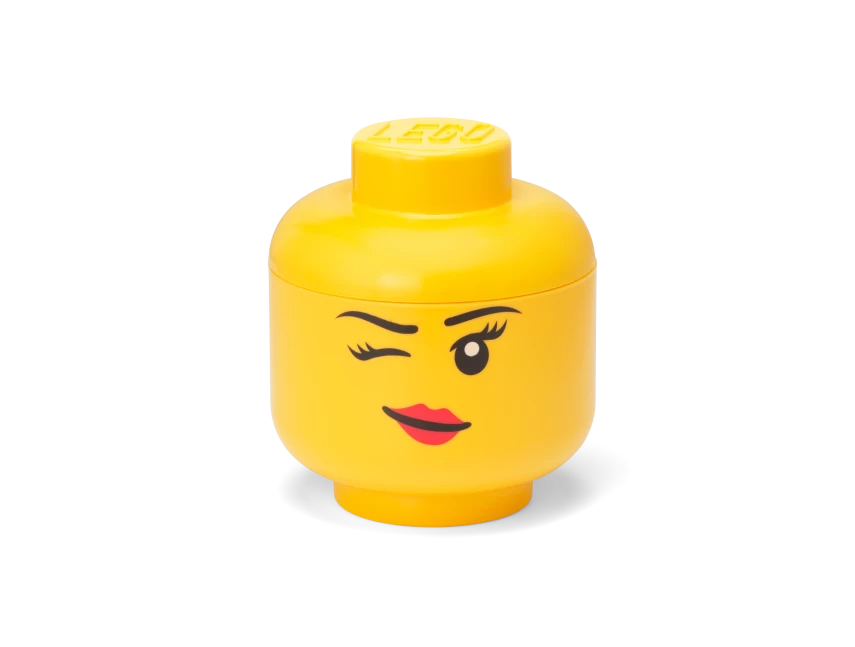 Opberghoofd - klein, knipogend