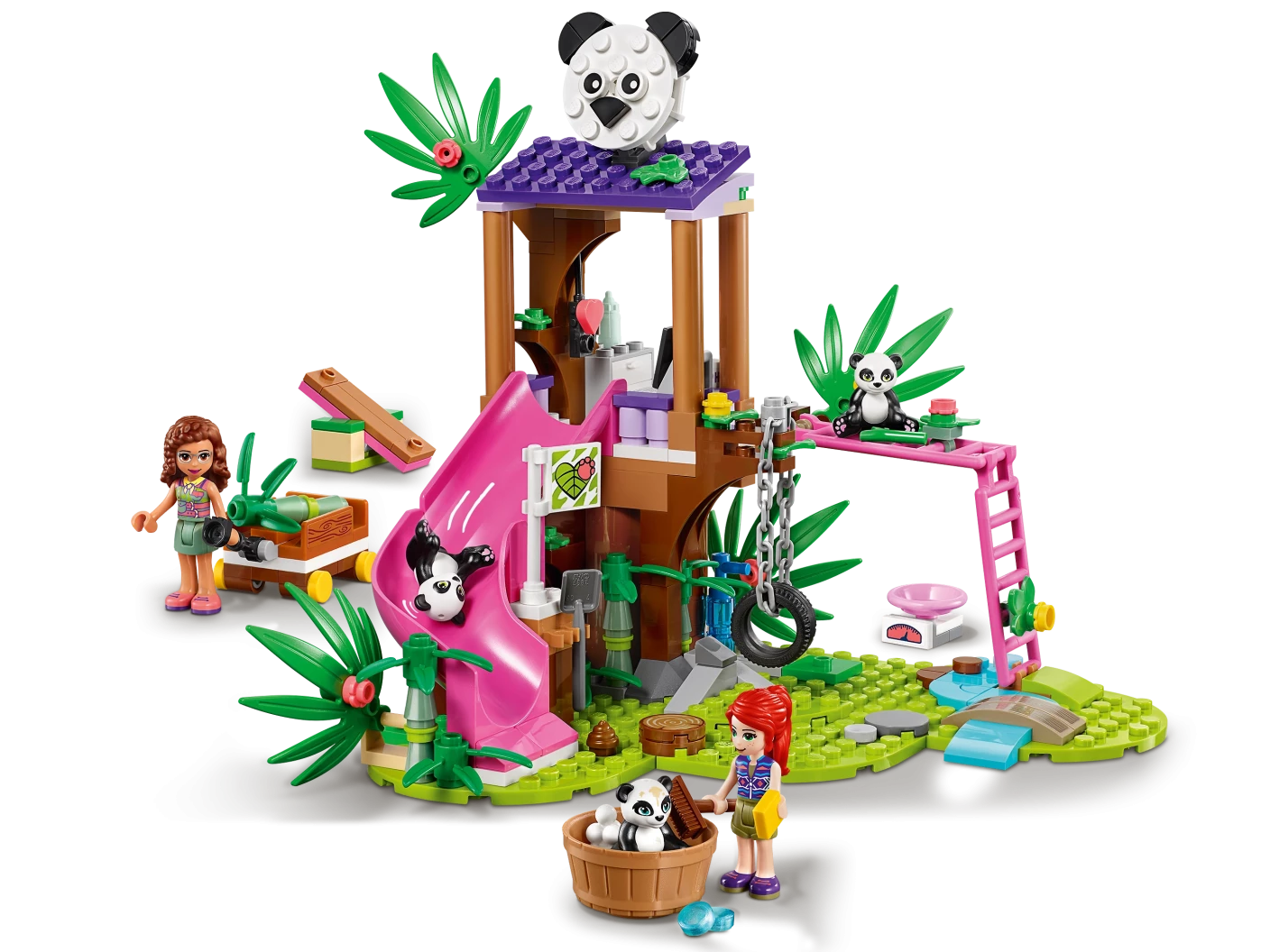 Panda jungle boomhut