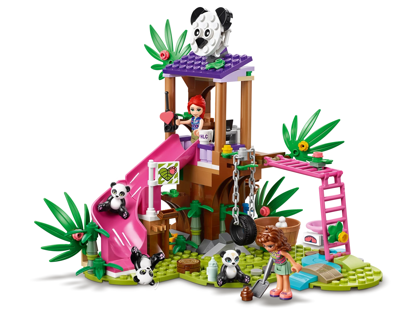 Panda jungle boomhut