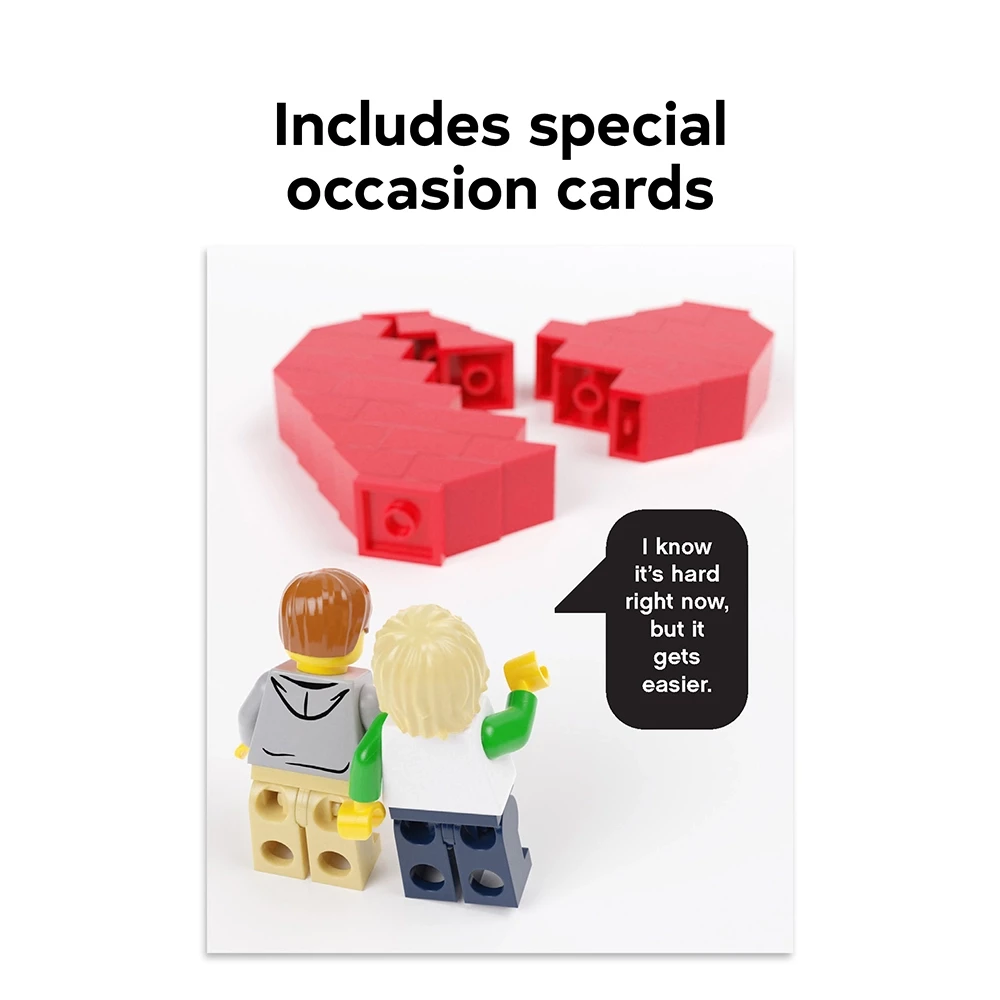 LEGO® Minifiguurkaartjes: 20 kaarten en enveloppen