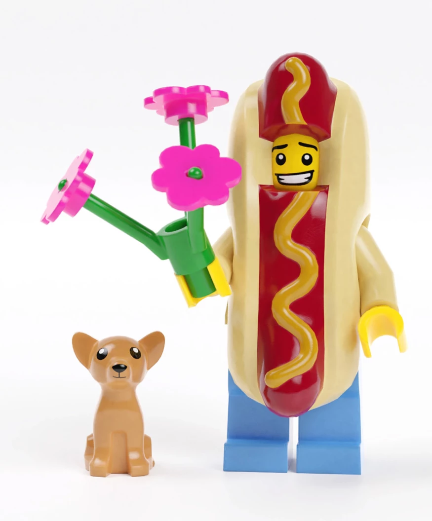 LEGO® Minifiguurkaartjes: 20 kaarten en enveloppen