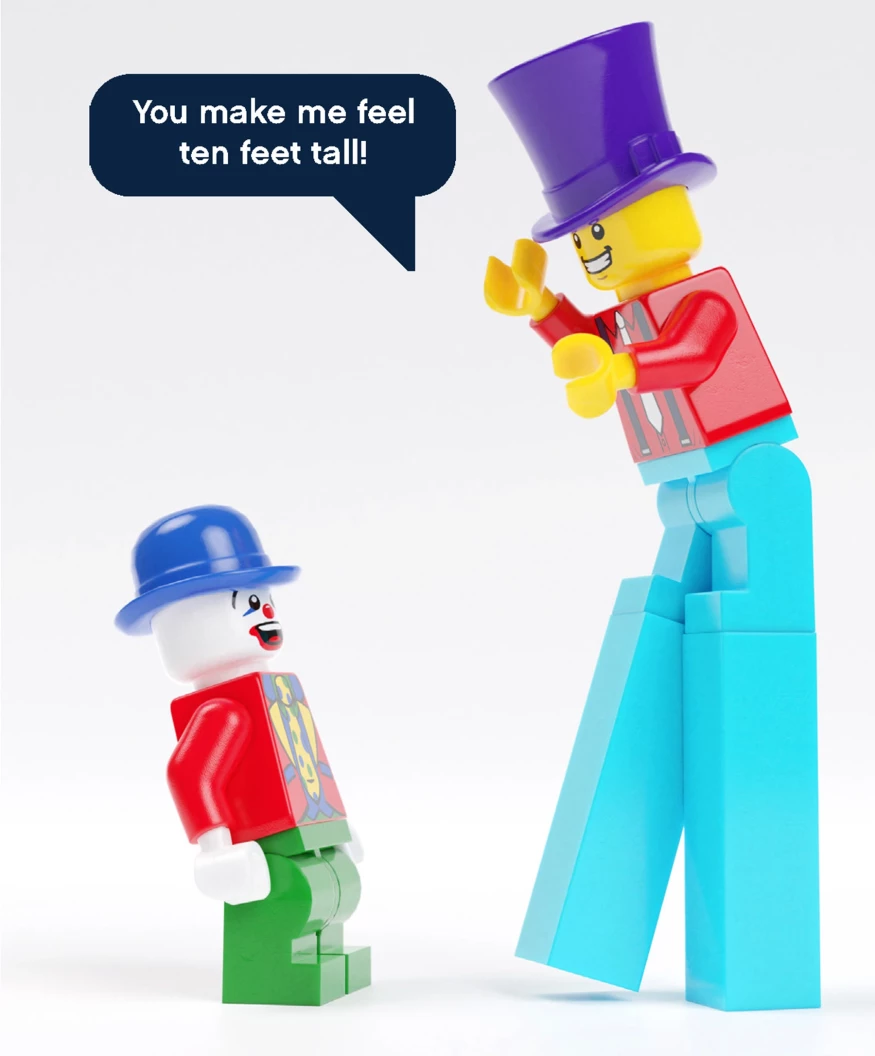 LEGO® Minifiguurkaartjes: 20 kaarten en enveloppen