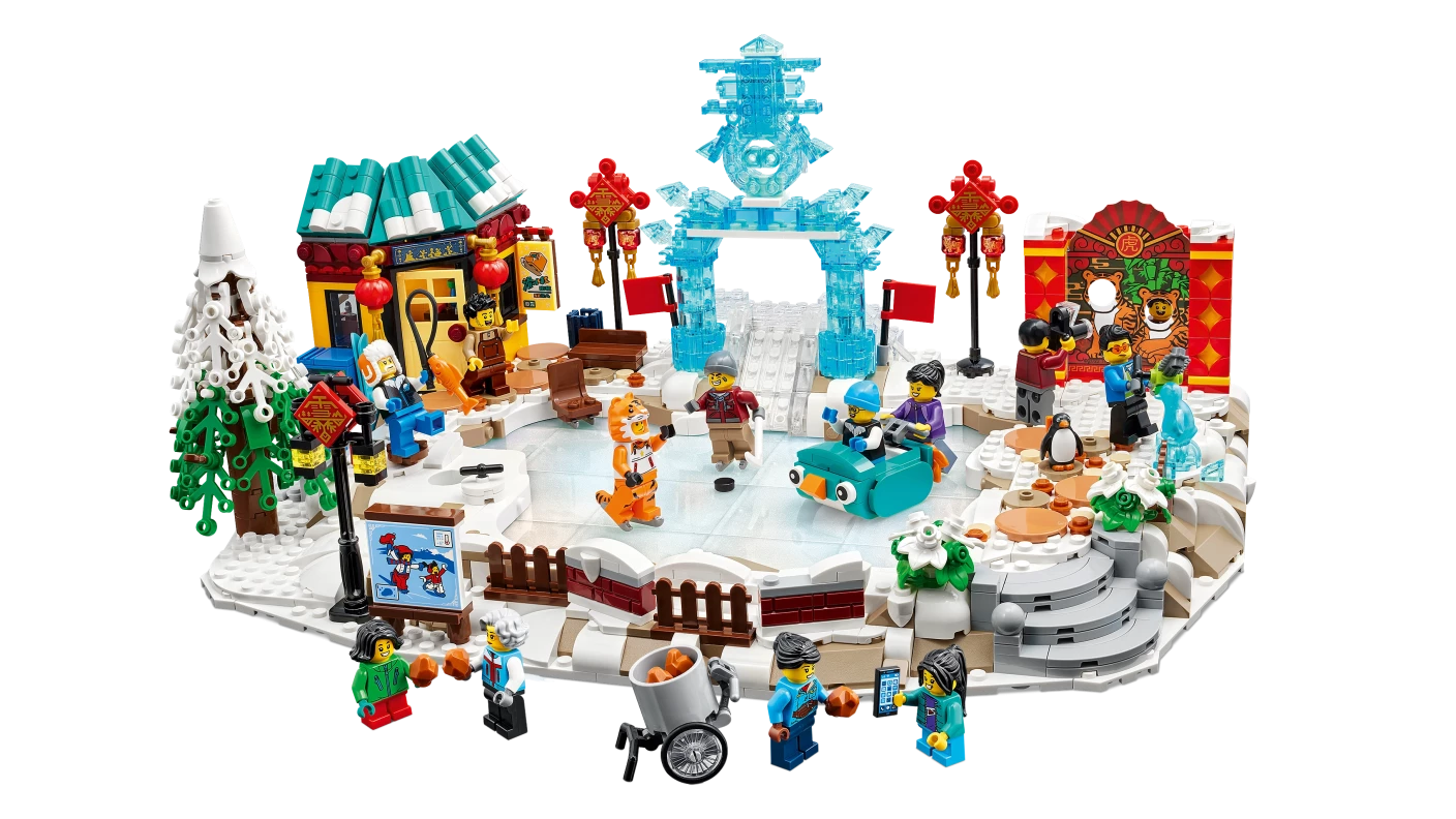 IJsfestival tijdens Chinees nieuwjaar