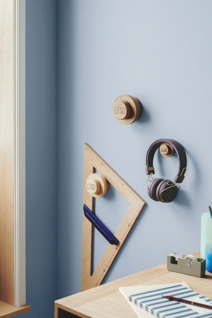 Houten muurhangerset – licht eiken