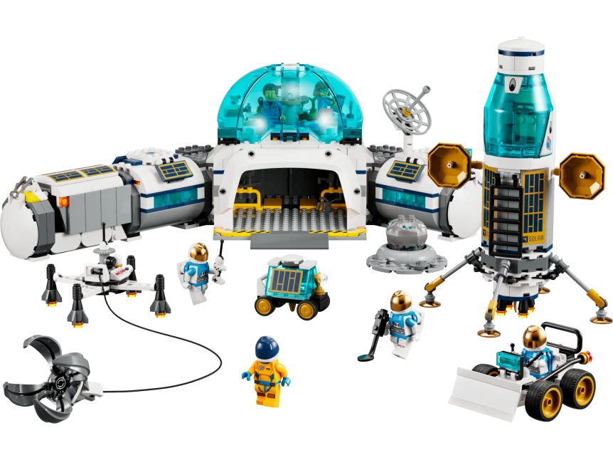 Onderzoeksstation op de maan