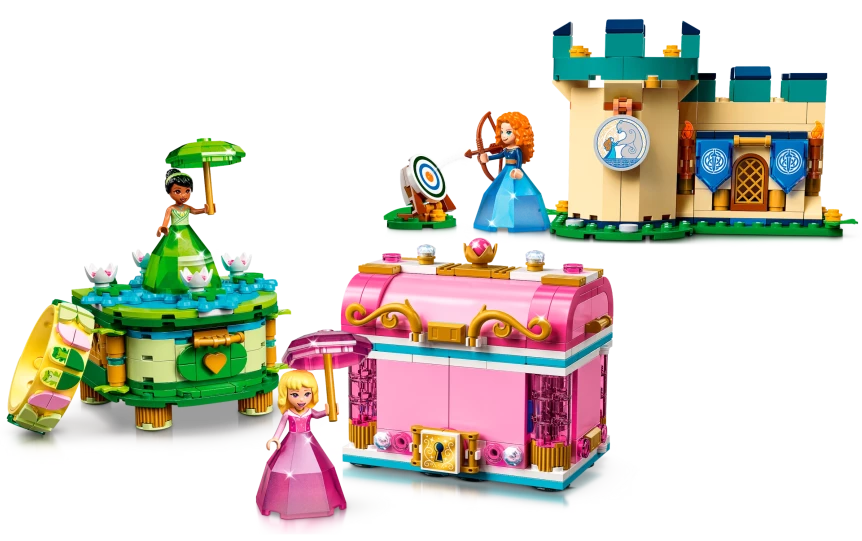 Aurora's, Merida's en Tiana's betoverde creaties