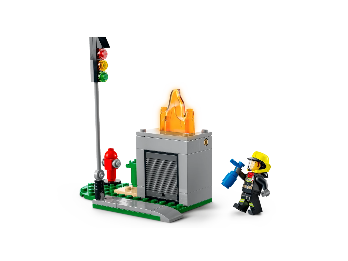Brandweer & Politie achtervolging