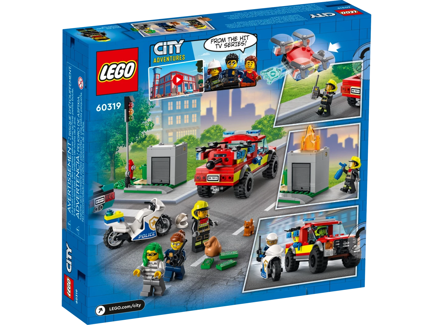 Brandweer & Politie achtervolging